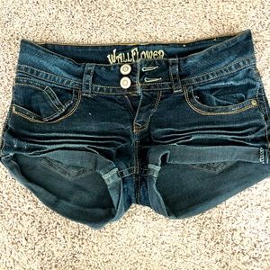 Denim shorts